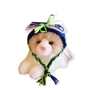 Seattle SEAHAWKS Handmade Football Cat Hat *NEW*